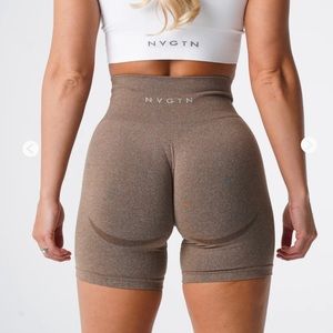 NVGT Mocha Contour Seamless Shorts